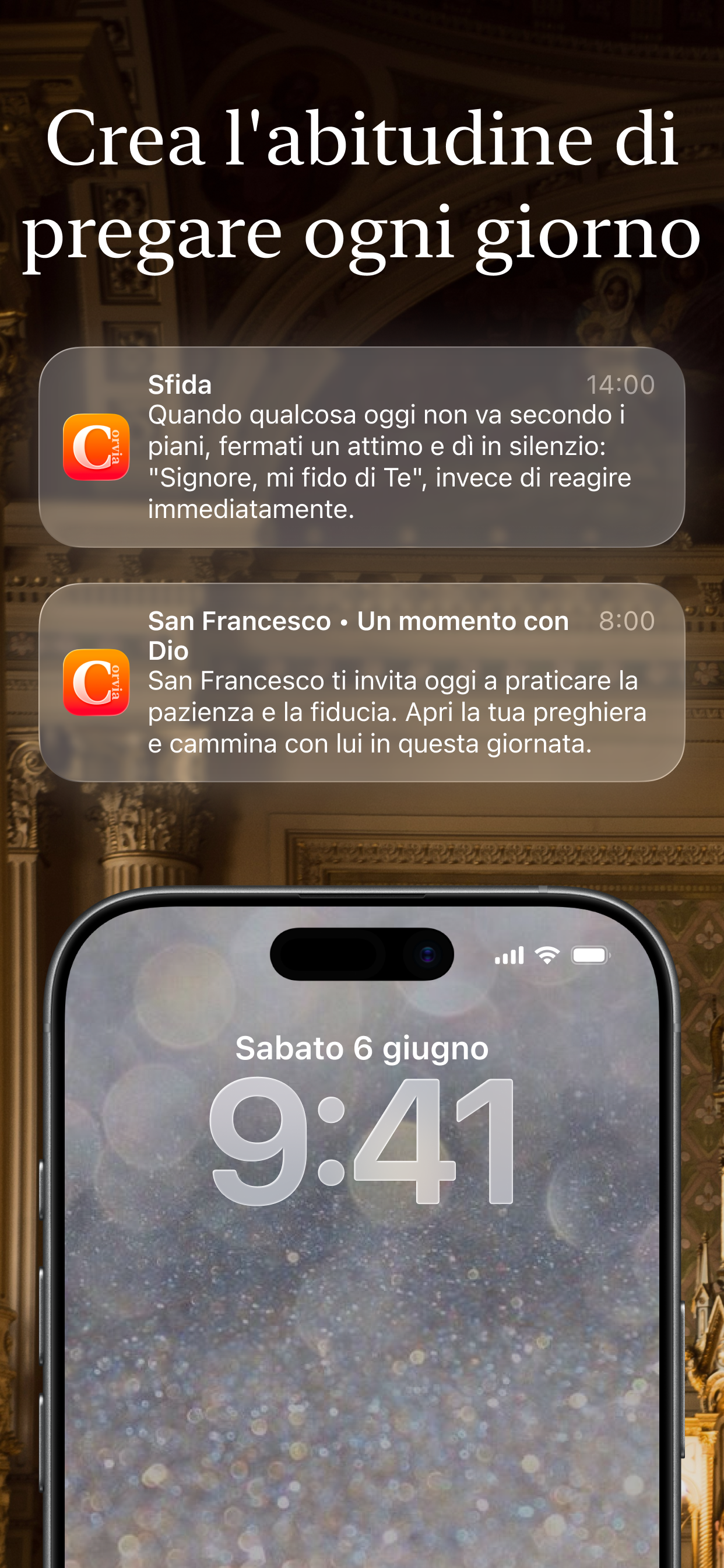 Lettura del testo di animazione basato al salmo sul Cristianesimo e Gesú